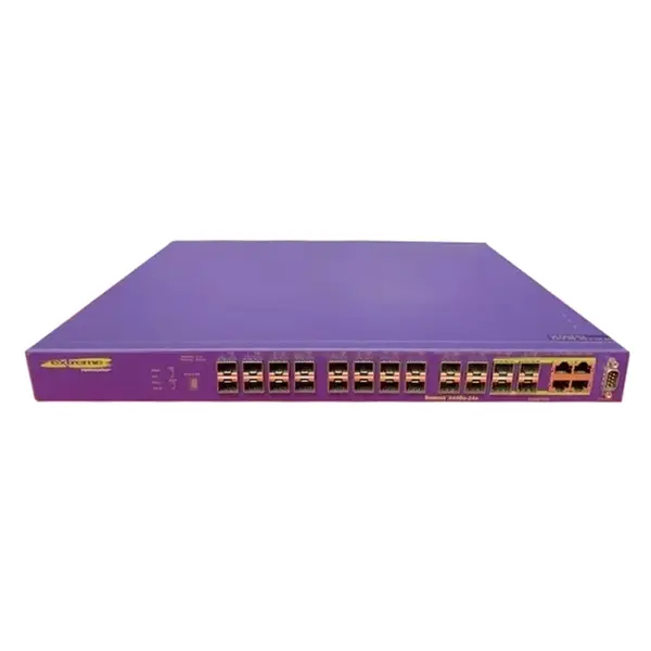 Extreme Networks 16155 | Summit X450A Series 24 x SFP Ports 1000Base-X + 4 x RJ-45 Ports Layer 2 Managed Gigabit Ethernet Net...