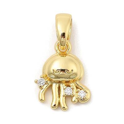 Rack Plating Leaf Brass Clear Cubic Zirconia Pendants