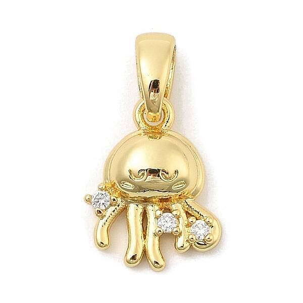Rack Plating Leaf Brass Clear Cubic Zirconia Pendants