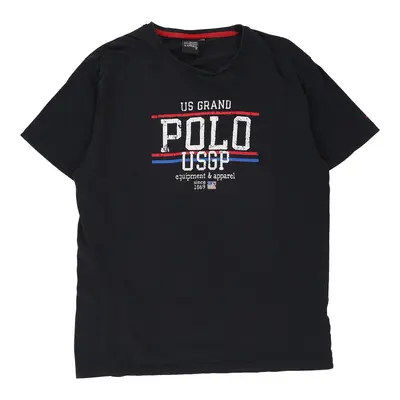 Us Grand Polo Equipment T-Shirt - 2XL Navy Cotton