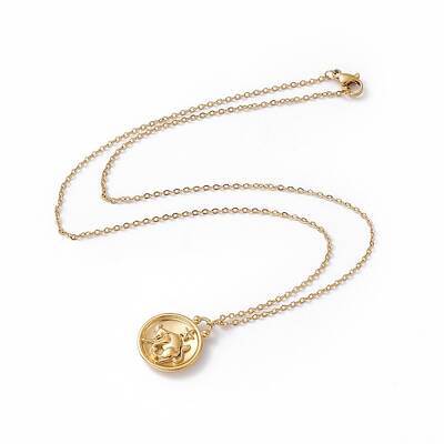 Ion Plating(IP) 304 Stainless Steel Pendant Necklace for Men Women