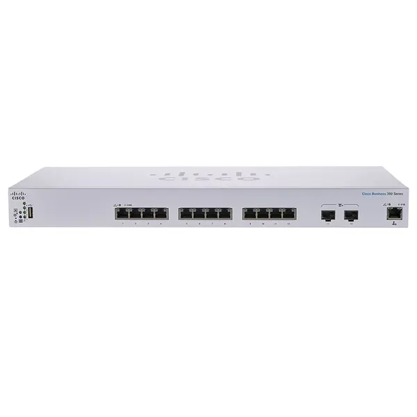 CBS350-12XT-KR-RF Cisco CBS350-12XT 12x 10GBT 2x Copper SFP+ CP Switch