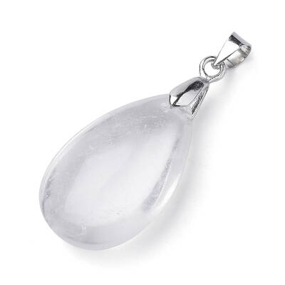 Natural Quartz Crystal Gemstone Pendants