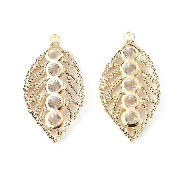 Iron Rhinestone Pendants