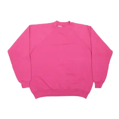 HANES HER WAY Sweatshirt Pink Womens M