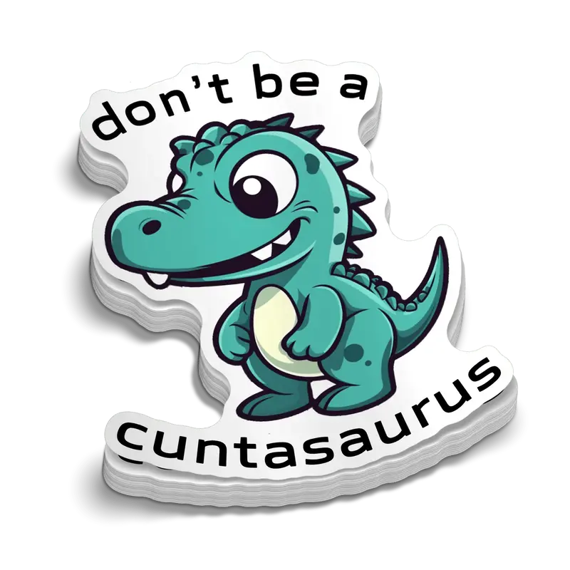 Cuntasarurus Hard Hat Decal