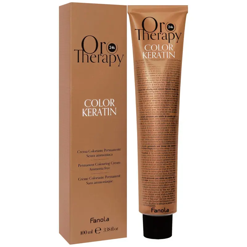 Fanola Oro Therapy Color Keratin Ammonia Free 8.0