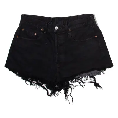 LEVI'S Womens Denim Shorts Black M W30
