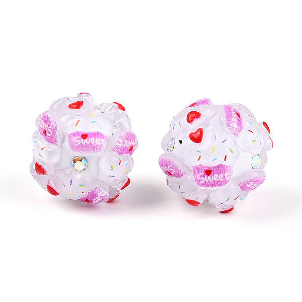 Round Resin Beads
