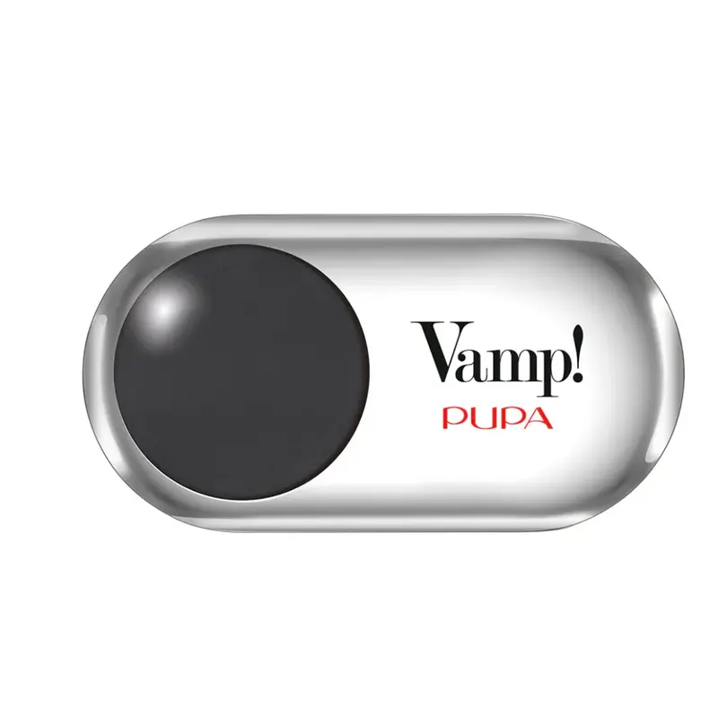 Pupa milano Highly Pigmented Eyeshadows Vamp! (Compact Eyeshadow) 1.5 g - Shade: 300 Blackout - Matt