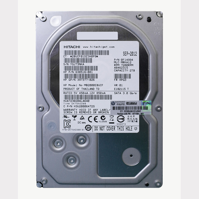 677194-001 HP 2TB 6Gb/s SATA 7200 3.5-Inch Hard Drive
