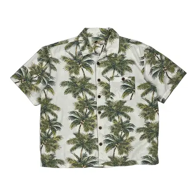 Joe Marlin Hawaiian Shirt - Large Multicoloured Cotton Blend