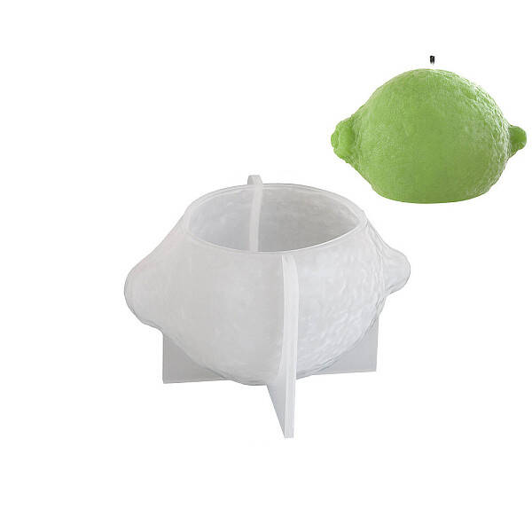 3D Lemon DIY Silicone Candle Molds