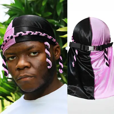 Moorags Satin Clip Durag, No tying required, Silk durags for men women, wave cap, satin durag, cool hats, men hats, bonnets, ...