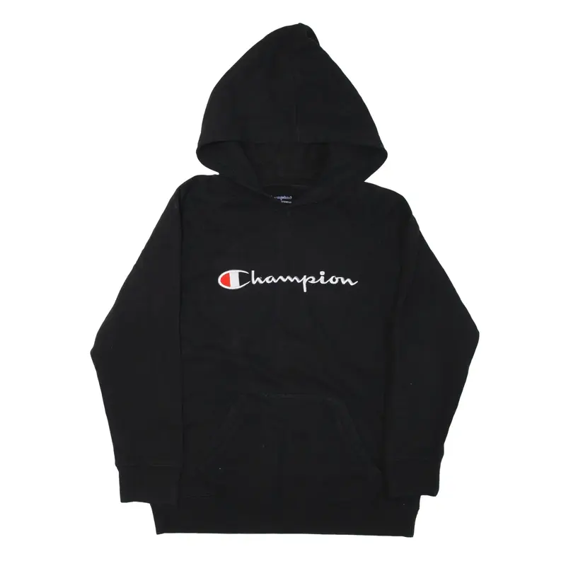 CHAMPION Hoodie Black Pullover Boys XL