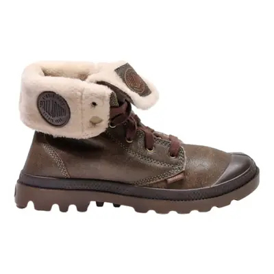 PALLADIUM Lace-Up Boots Brown Leather Mens UK 7