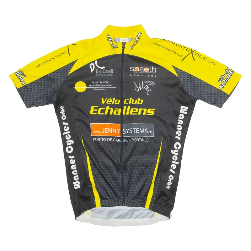 TEKER Cycling Mens Jersey Yellow 1/4 Zip M