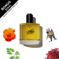 Eternal Perfume Oils - Cat Scratch Fever, Wild and Long-Lasting Unisex Fragrance | 50ml with Bonus 30ml Bottle