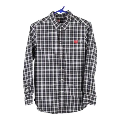 Age 10-12 Chaps Ralph Lauren Checked Shirt - Large Grey Cotton