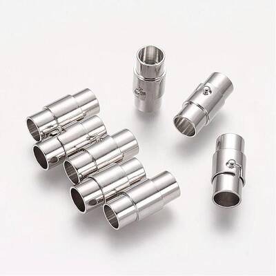 Brass Locking Tube Magnetic Clasps