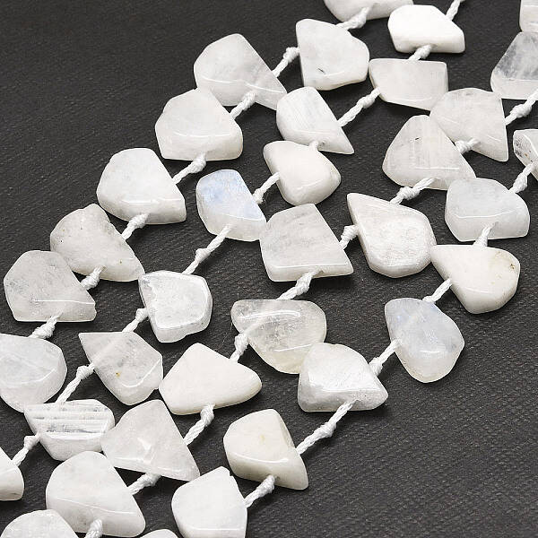 Natural Rainbow Moonstone Beads Strands