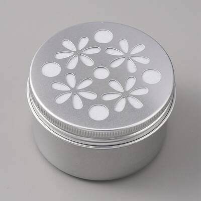 Aluminium Shallow Round Candle Tins