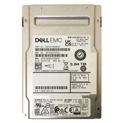 KPM7WRUG3T84 KIOXIA PM7-V 3.84TB Triple-Level-Cell SAS 24Gbp/s Read Intensive (SED) Enterprise 2.5-Inch Solid State Drive
