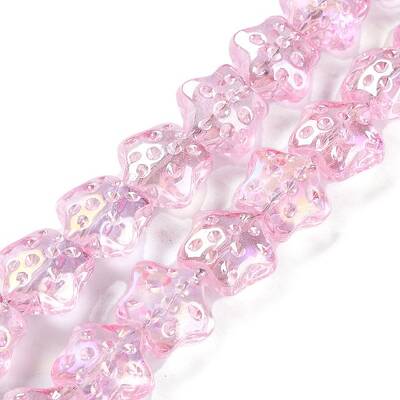 Baking Paint Glass Beads Strands