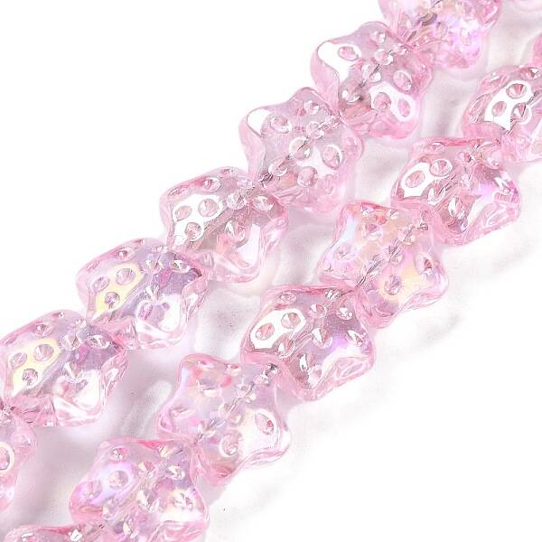 Baking Paint Glass Beads Strands