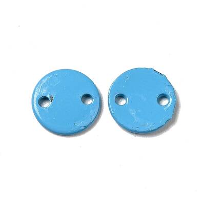 Spray Painted 201 Stainless Steel Connector Charms