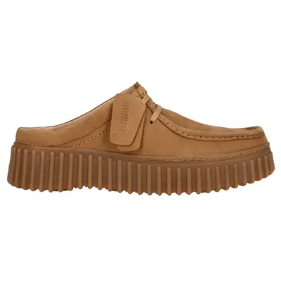 Clarks Torhill Mule Nubuck Women's Lace Up Shoes - Light Tan - Size:US 7.5 Women