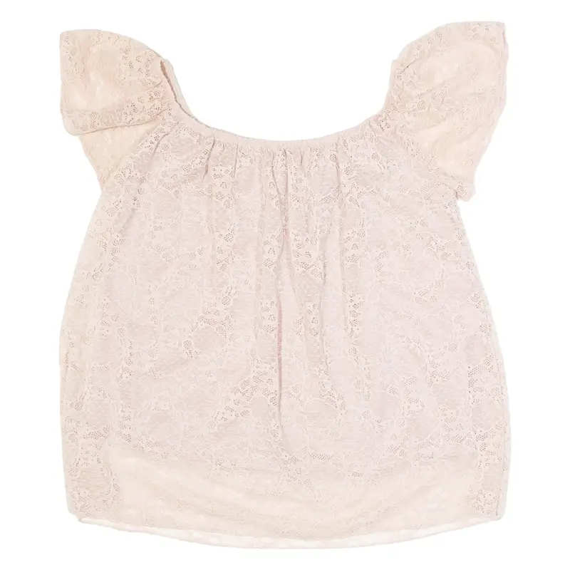 Womens Bardot Blouse Pink Off Shoulder S