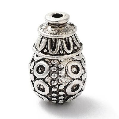 Tibetan Style Alloy 3 Hole Guru Beads