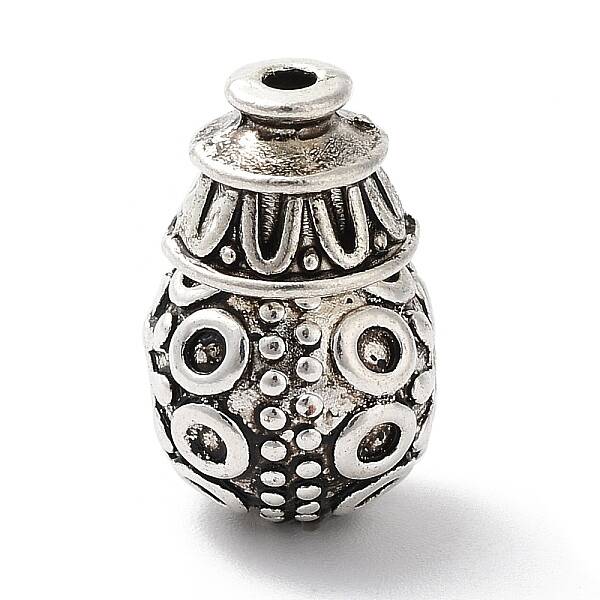 Tibetan Style Alloy 3 Hole Guru Beads