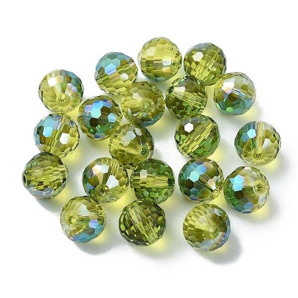 AB Color Plated Glass Beads