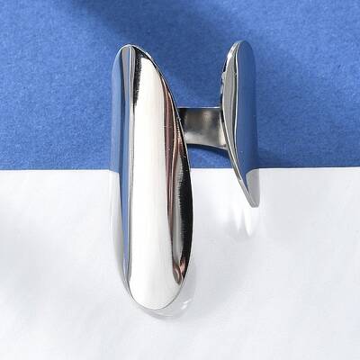 Non-Tarnish 304 Stainless Steel Open Cuff Ring