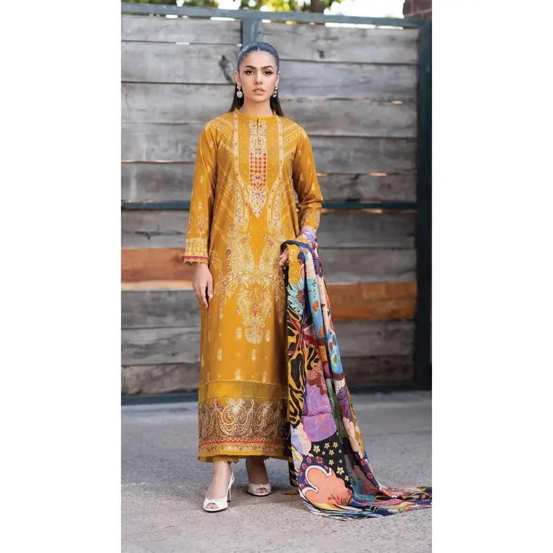 Morja by GullJee-06 Regular Wear Cotton Dress Printed Traditional Womenswear Clothing Comfortable