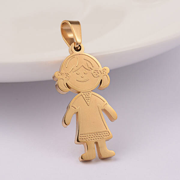 Ion Plating(IP) 304 Stainless Steel Pendants