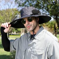 2025 New  Fan  Fishing - Sun Protection Sun  with Fan  Fan  Dual Power Supply Fan  Fan unisex men woman outdoor work hat powe...