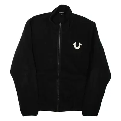 TRUE RELIGION Mens Fleece Jacket Black M