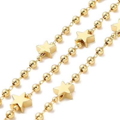 Brass Star Link Chains