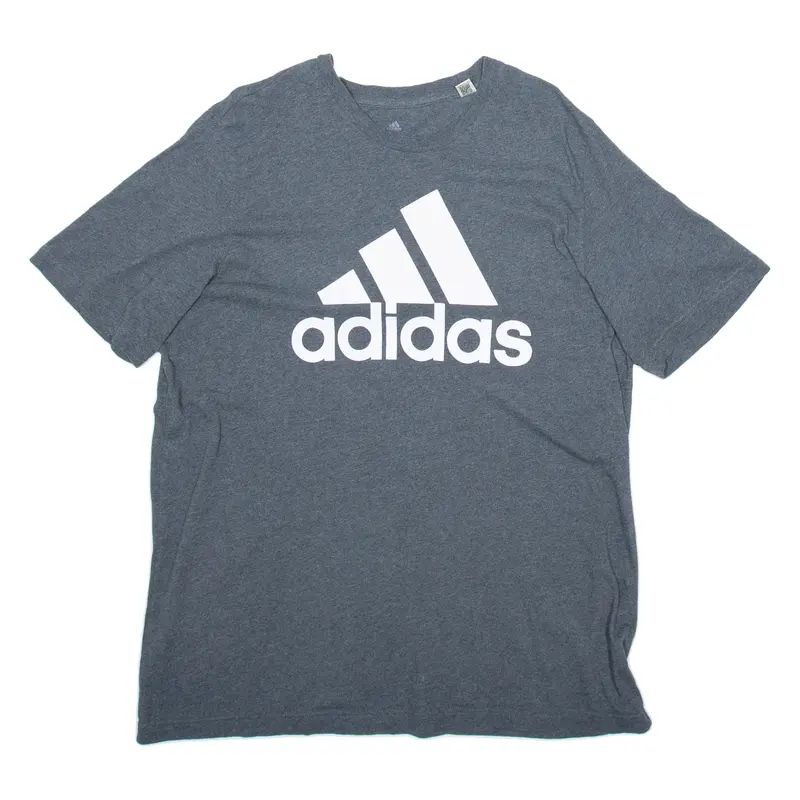 ADIDAS Mens T-Shirt Grey XL