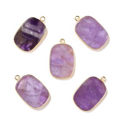 Natural Amethyst Pendants