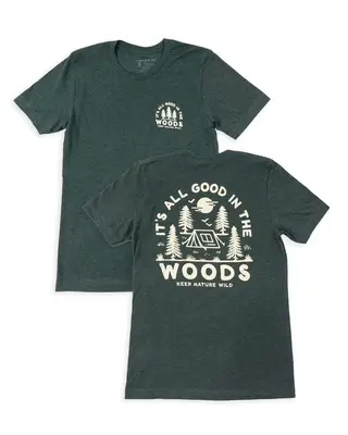 Good in the Woods Unisex Tee | Forest | Size: XS