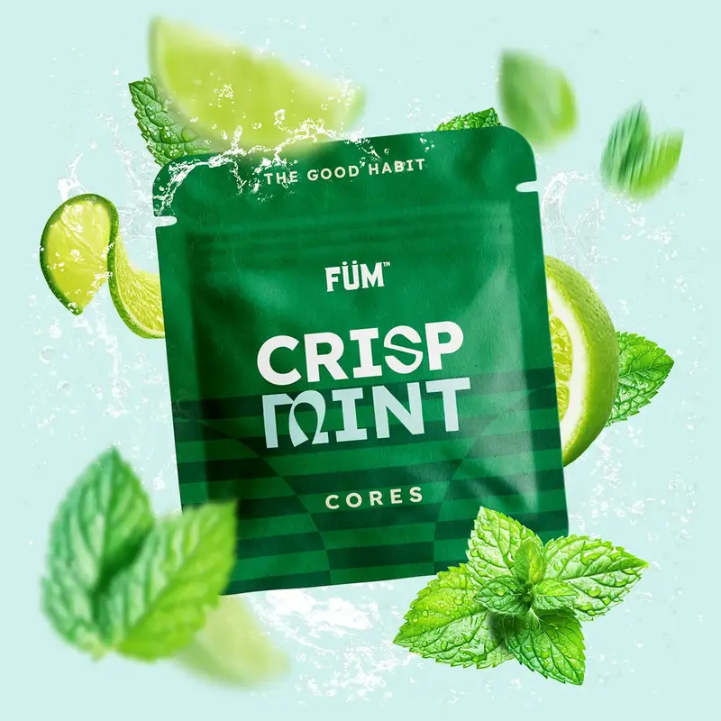 FÜM Crisp Mint Cores – 3 Pack (Cooling, Zesty, Refreshing)