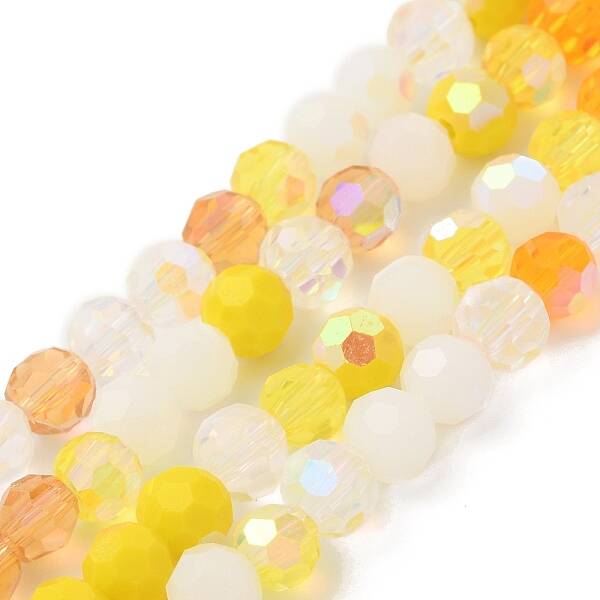 Electroplate Glass Beads Strands