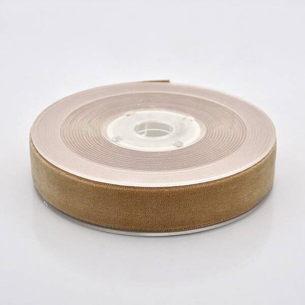 Polyester Velvet Ribbon for Gift Packing and Festival Decoration