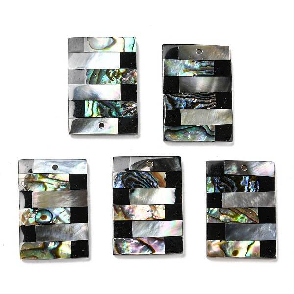 Natural Freshwater Shell & Black Lip Shell & Paua Shell & Natural White Shell Pendants