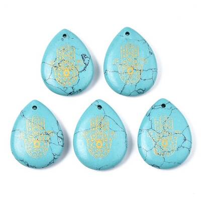 Synthetic Turquoise Pendants