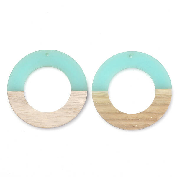 Resin & Wood Pendants